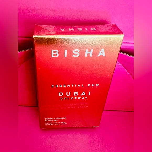 Brand New! Bisha Essential Duo Dubai Colorway Crème + Powder Blush Set - Picture 1 of 16